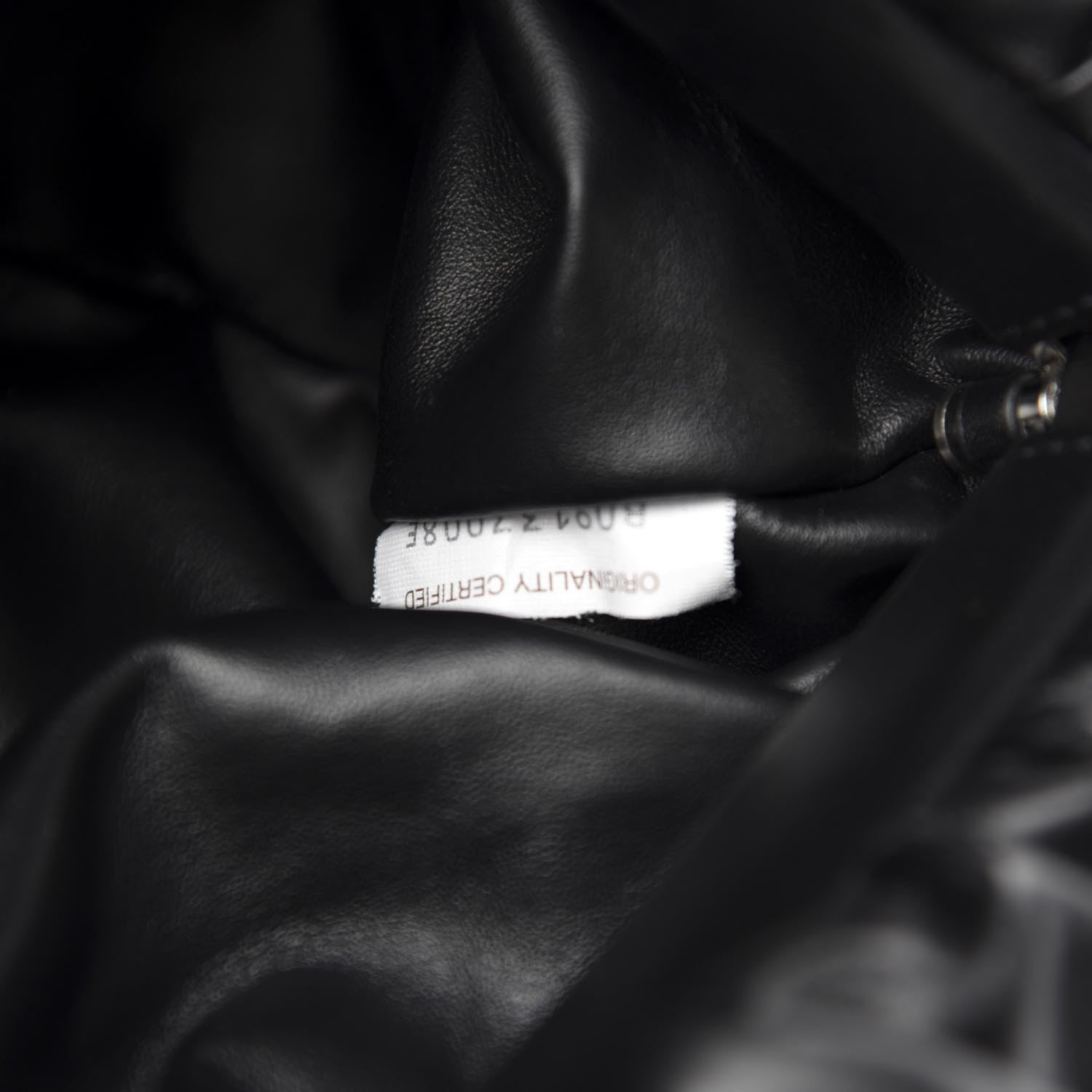 Bottega Veneta Calfskin The Pouch Chain Black 9 of 10