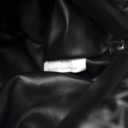 Bottega Veneta Calfskin The Pouch Chain Black 9 of 10