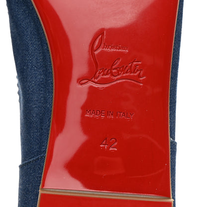 Christian Louboutin Denim Mamadrague Flats 42 Blue 7 of 9