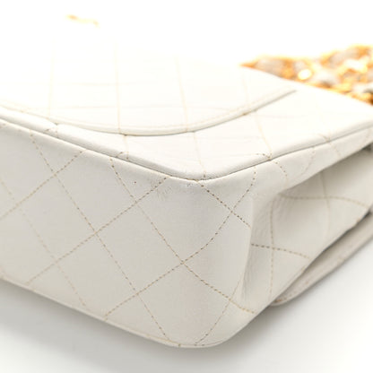 Chanel Lambskin Quilted Small Double Flap White 12 of 25