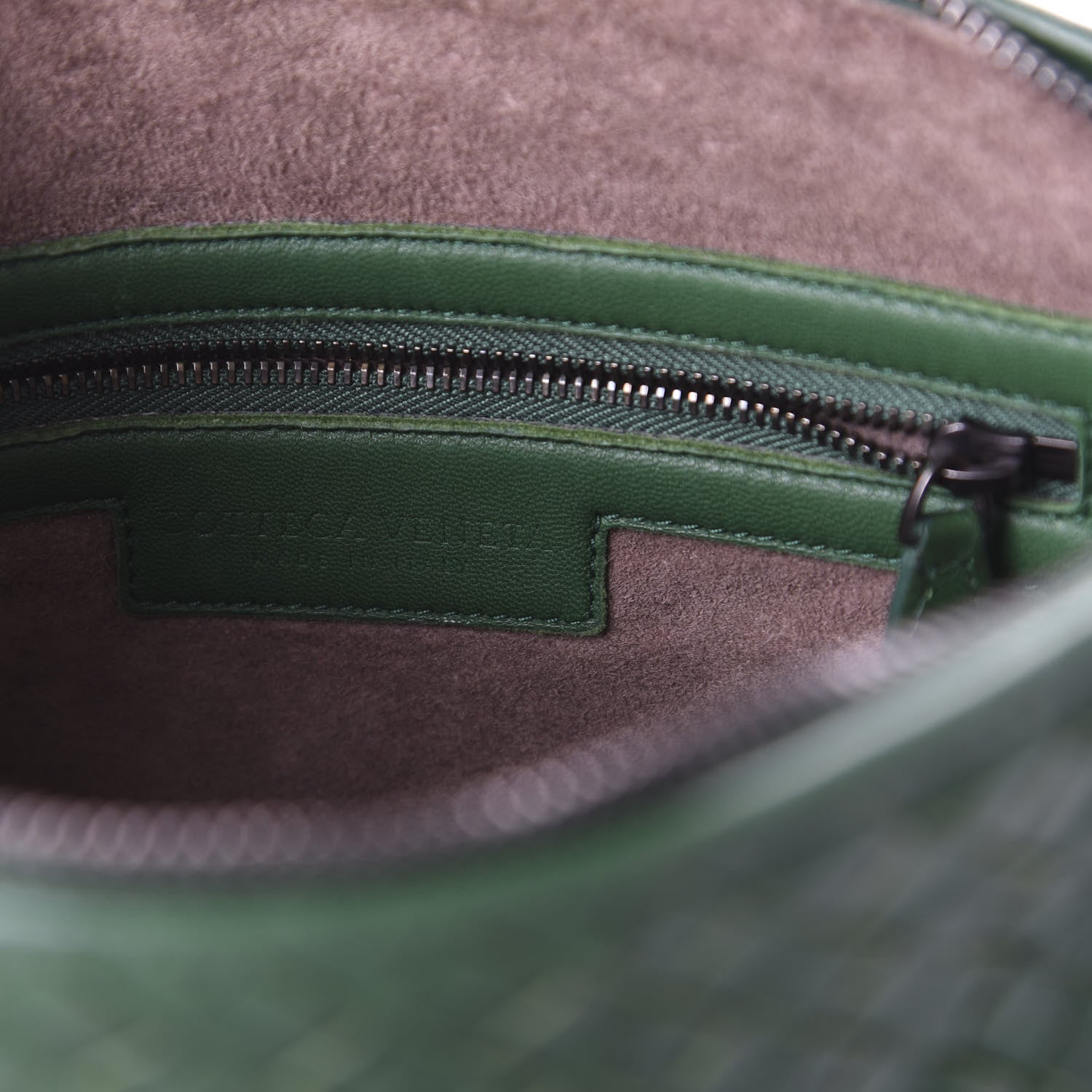 Bottega Veneta Nappa Intrecciato Nodini Crossbody Messenger Green 8 of 9