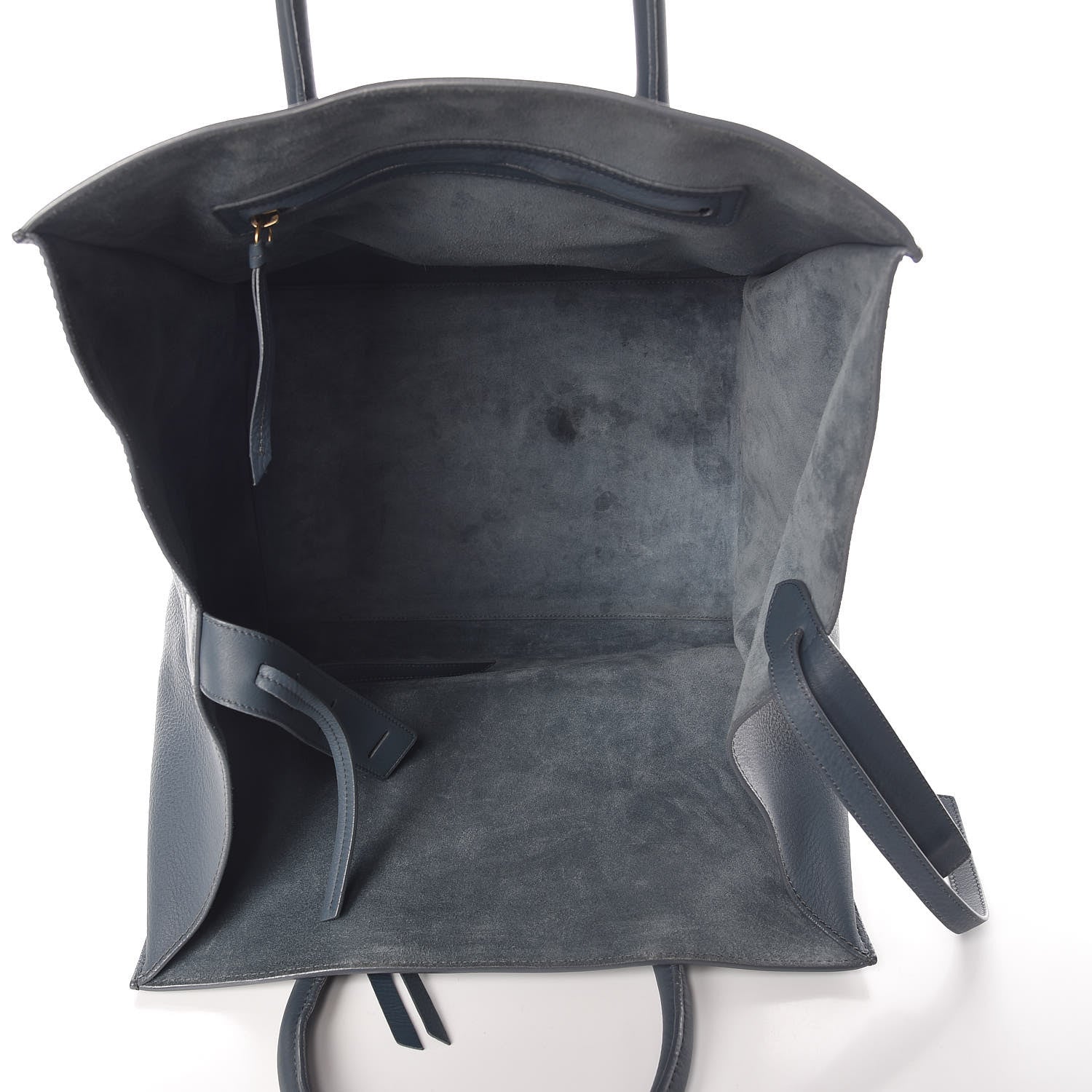 Celine Supple Calfskin Large Phantom Luggage Slate Blue 5 of 9