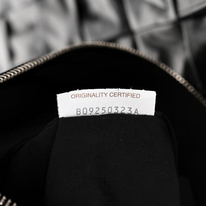 Bottega Veneta Paper Calfskin Maxi Intrecciato The Cassette Case Black 8 of 11