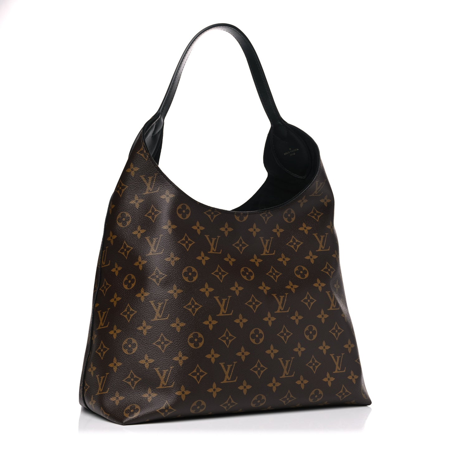 Monogram Flower Hobo Black