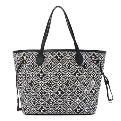 Louis Vuitton Jacquard Since 1854 Neverfull MM Grey 1 of 11
