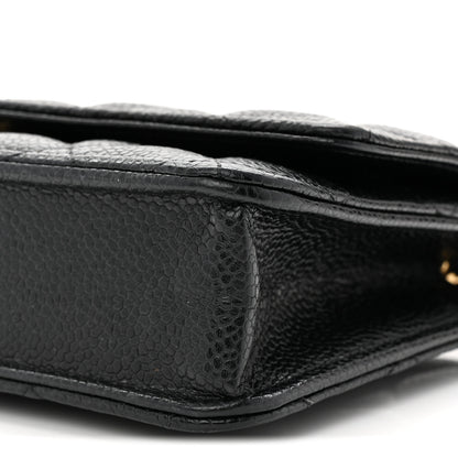 Chanel Caviar Quilted Wallet On Chain WOC Black 11 of 11