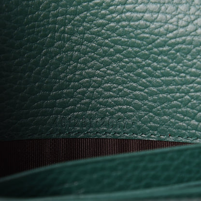 Gucci Calfskin Mini Dionysus Chain Wallet Emerald 6 of 10