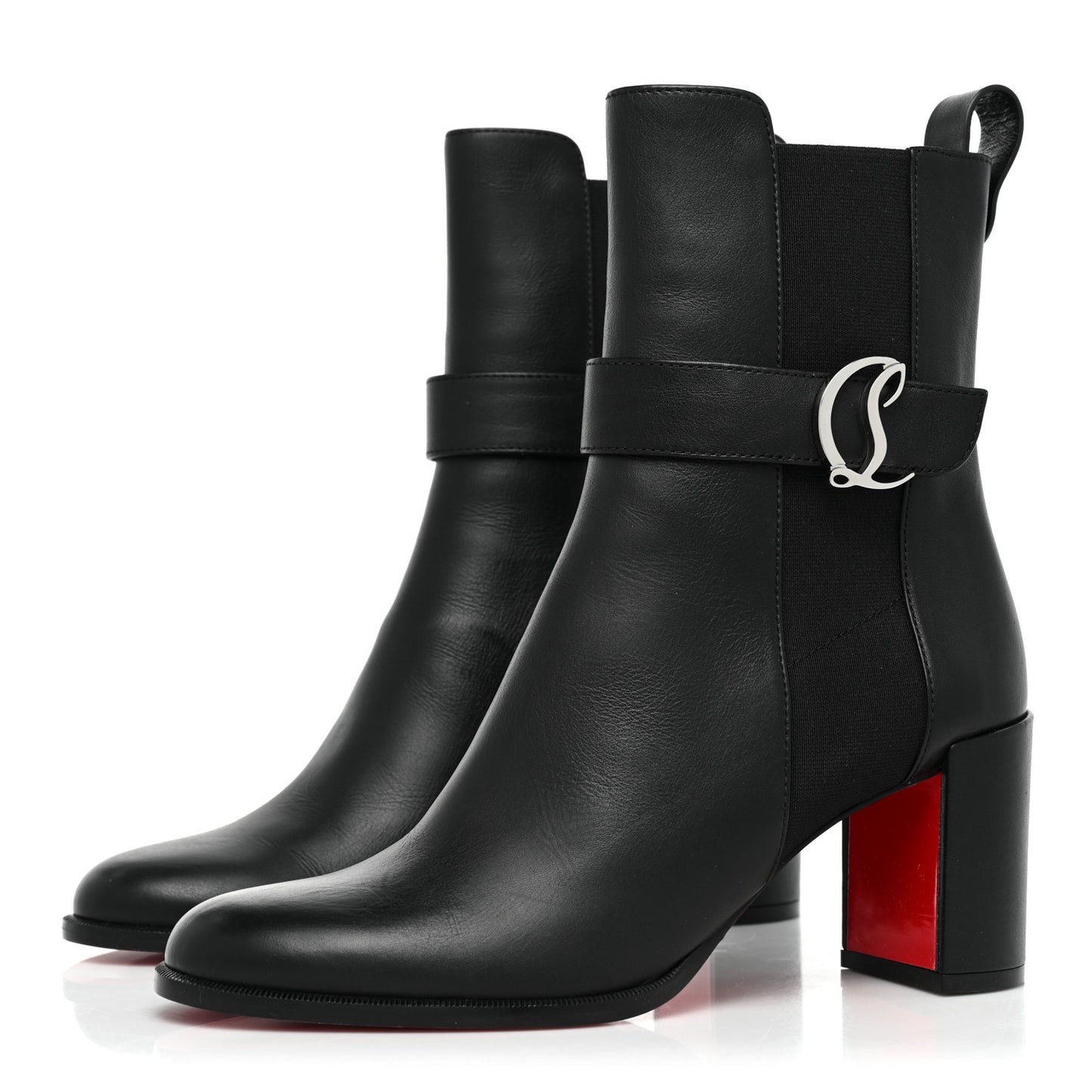 Calfskin 70 Chelsea Ankle Boots 38 Black