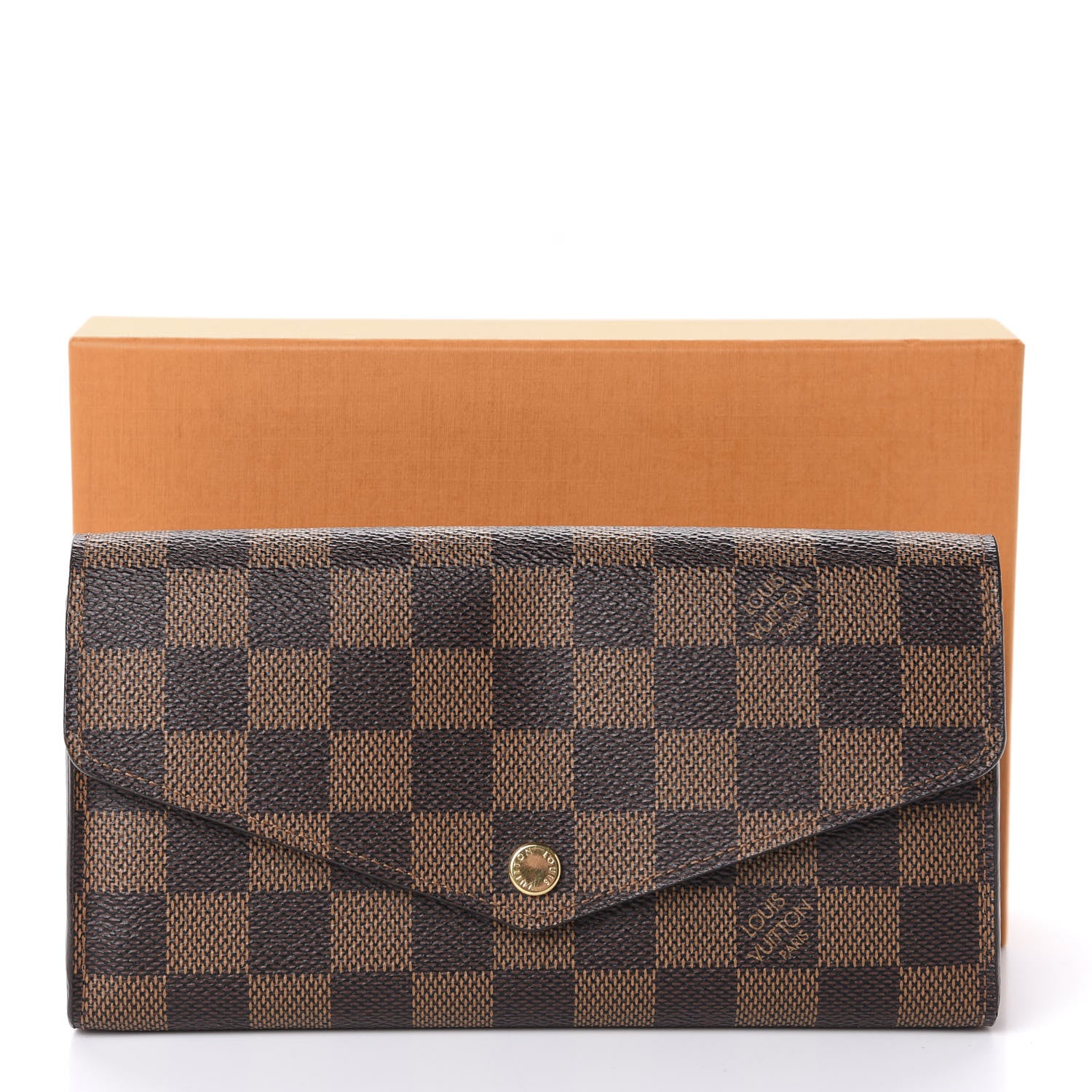 Louis Vuitton Damier Ebene Sarah Wallet NM 9 of 9