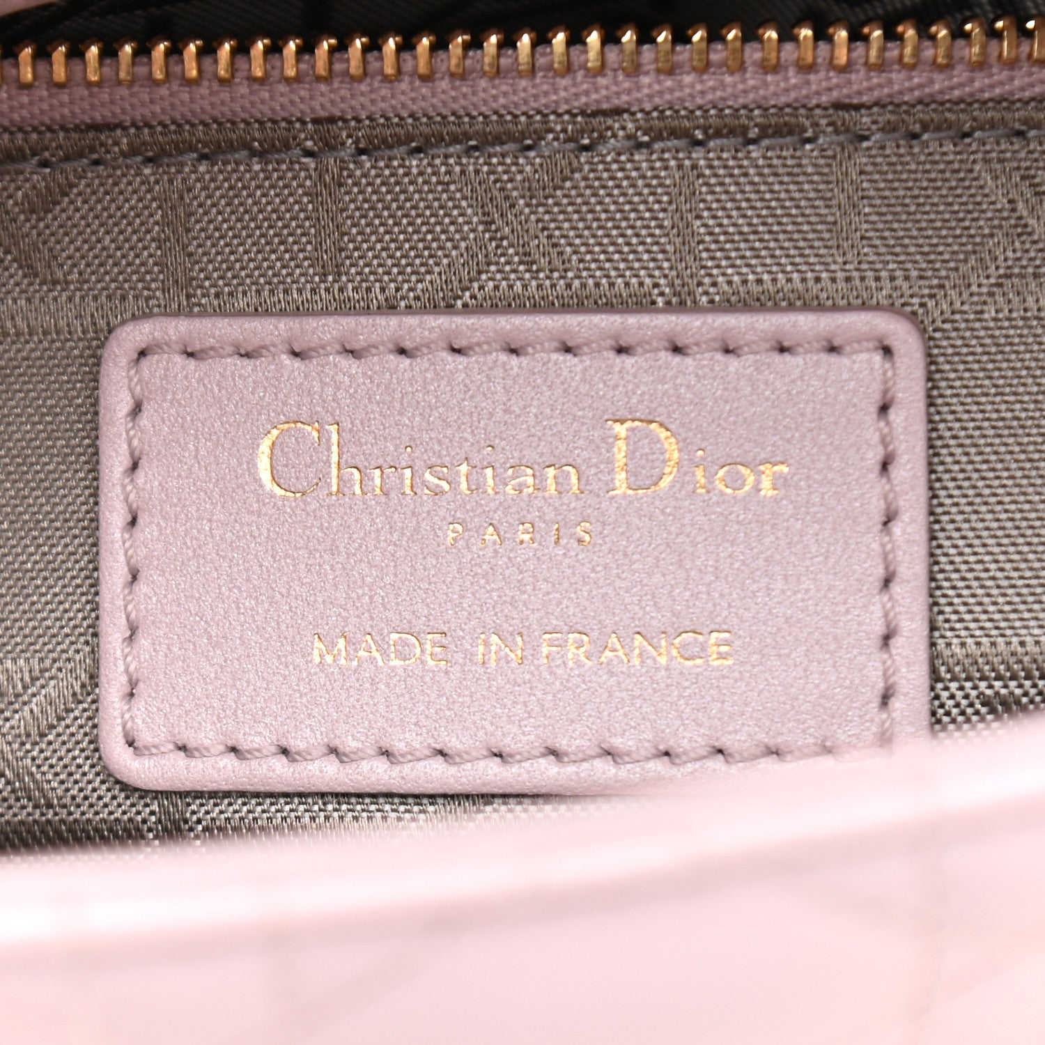 Christian Dior Metallic Lambskin Cannage Mini Lady Dior Lotus 10 of 21