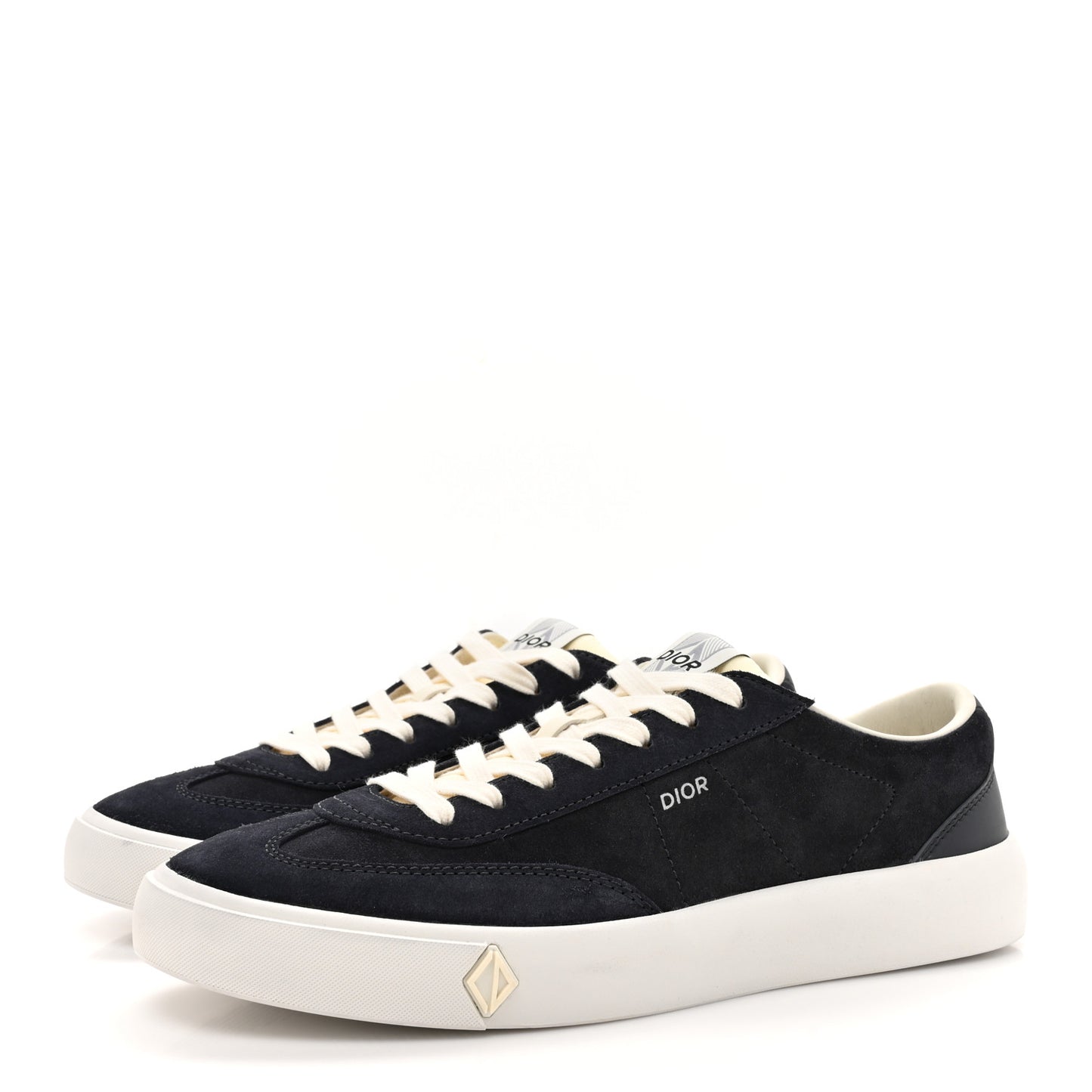 Suede Mens B101 Low Top Sneakers 44 Navy