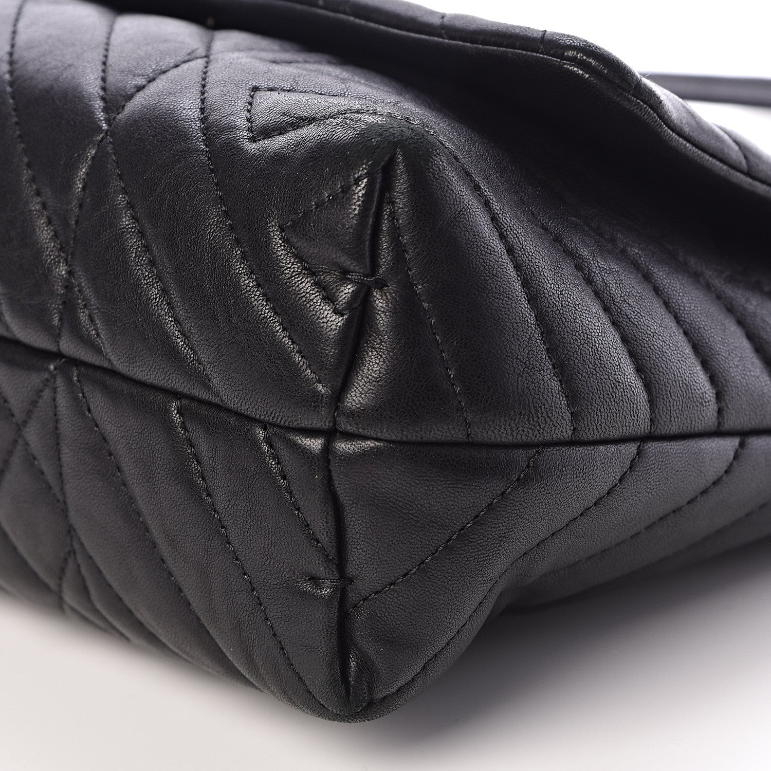 Lanvin Lambskin Quilted Medium Happy Shoulder Bag Black 9 of 9