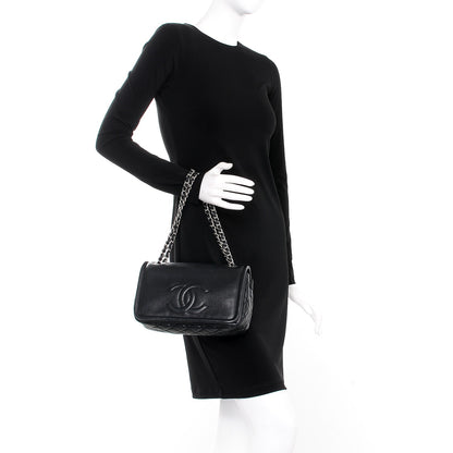 Chanel Caviar Medium Timeless CC Flap Black 2 of 9