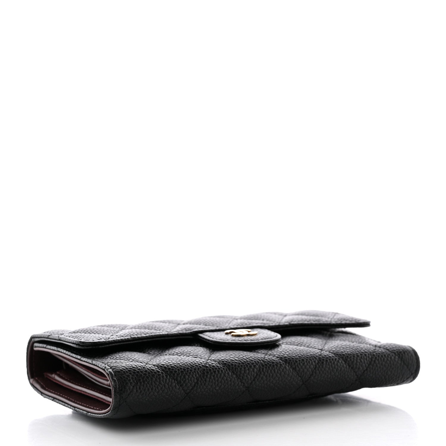 Chanel Caviar Quilted Large Flap Wallet Black 4 of 13