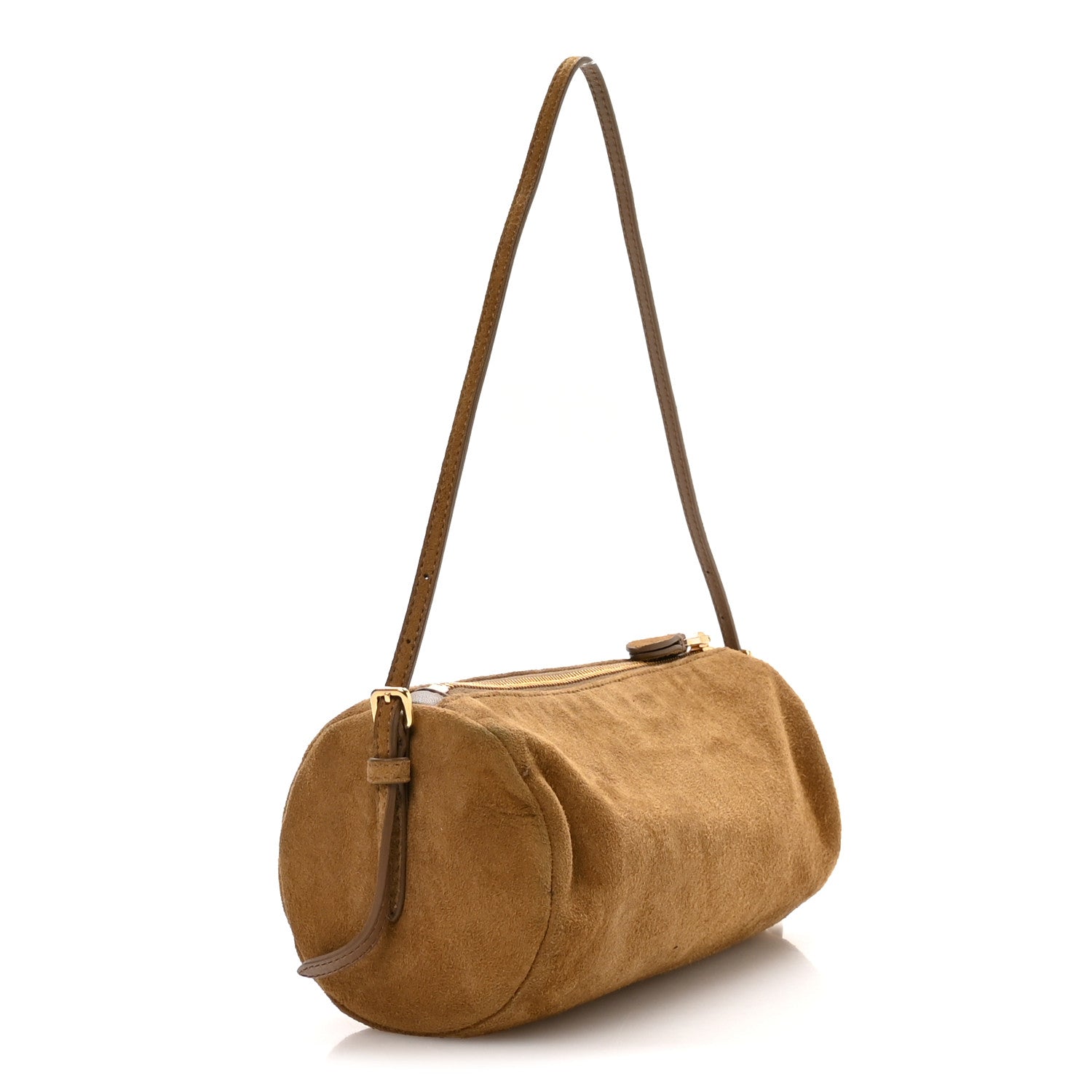 Miu Miu Suede Pouch Olive Green 3 of 9