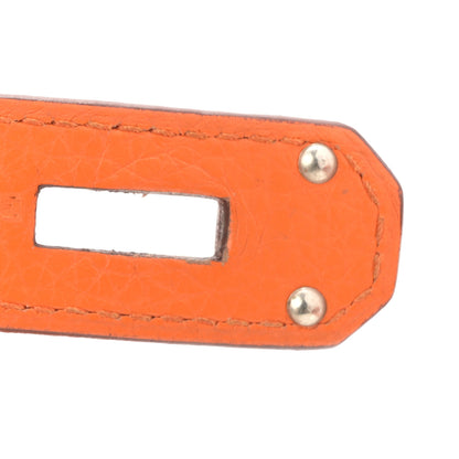 Hermes Taurillon Clemence Jypsiere 31 Orange 7 of 12