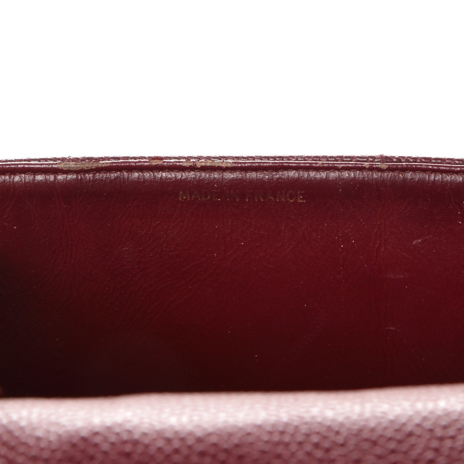 Chanel Caviar Vertical Quilt Jumbo Flap Dark Red 8 of 21