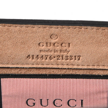 Gucci Calfskin GucciGhost Real Medium XL Tote Black Pink 6 of 7