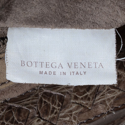 Bottega Veneta Nappa Soft Caiman Large San Marco Hobo Ash 7 of 8