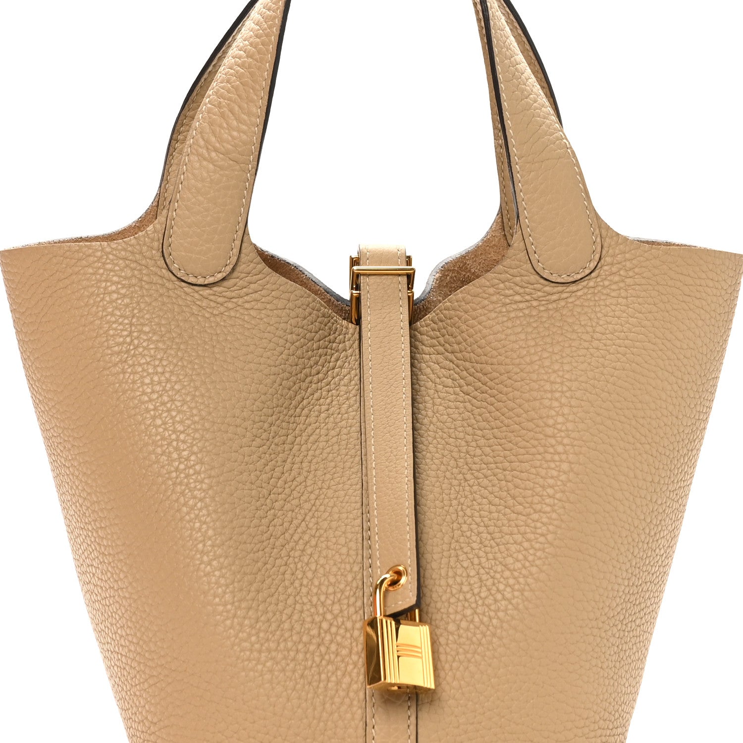 エルメス Hermès Micro Picotin Lock 14 Gris Perle Matte Alligator with Gold