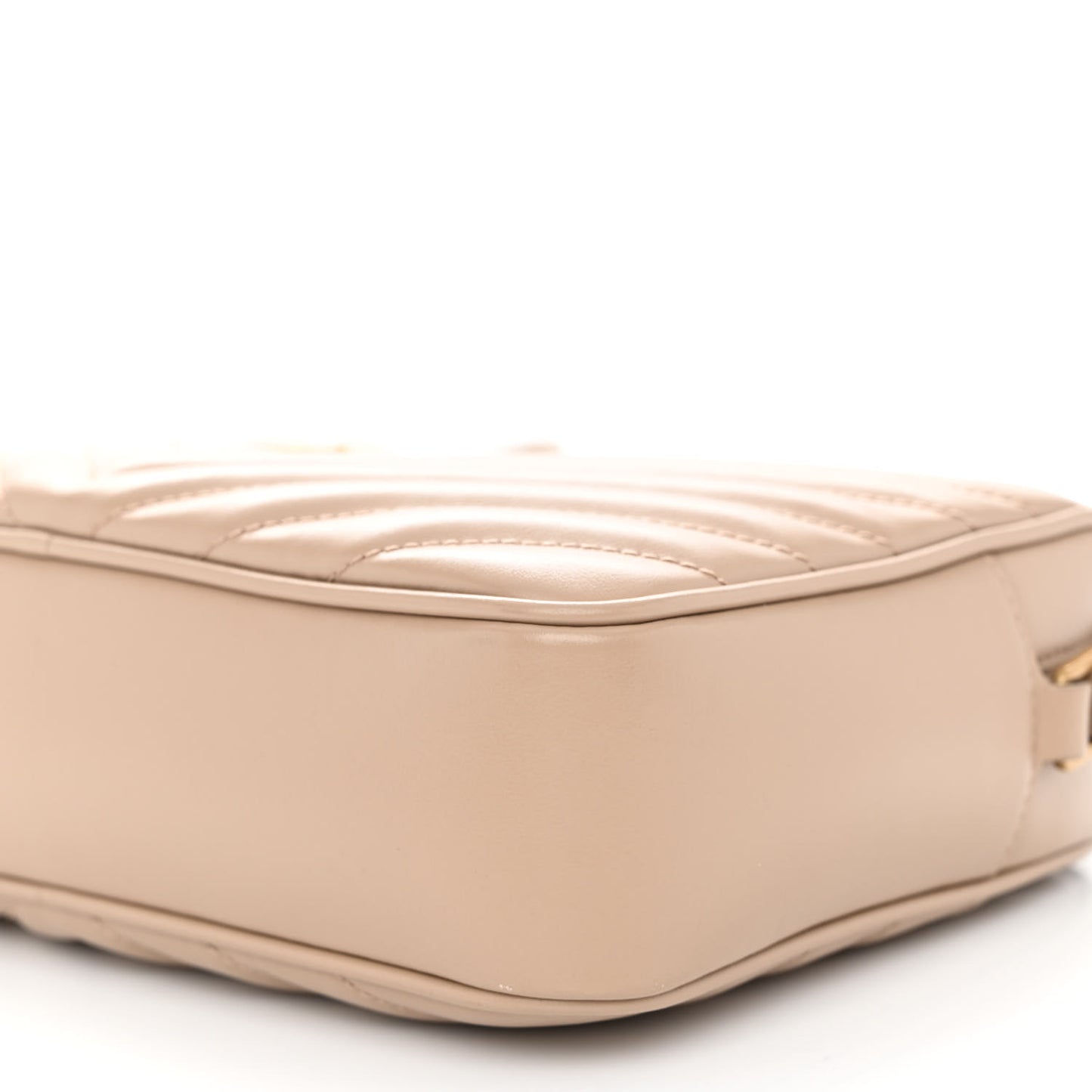 Calfskin Matelasse Monogram Lou Camera Bag Dark Beige