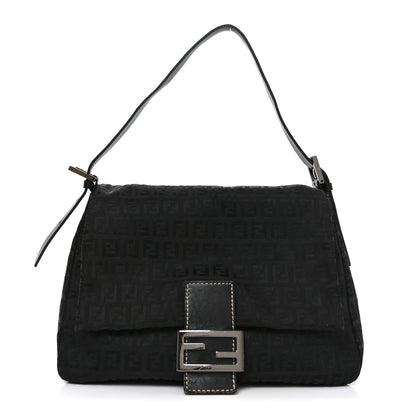 Fendi Zucchino Mama Baguette Black 1 of 10