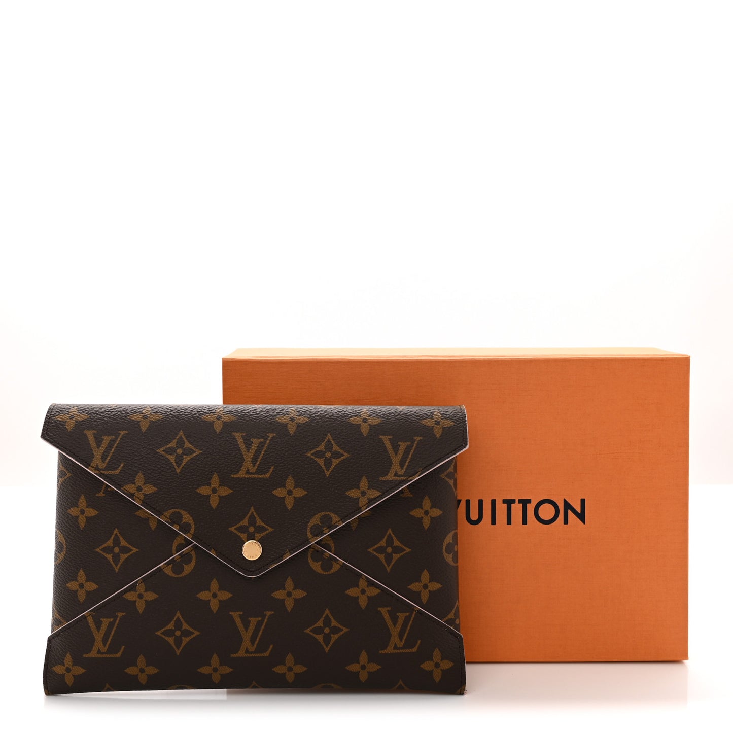 Monogram Large Kirigami Pochette Insert Rose Ballerine