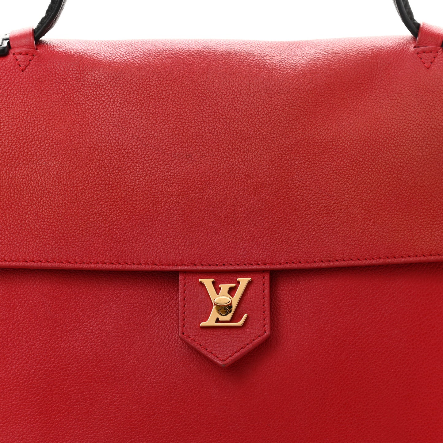 Calfskin Lockme MM Rouge