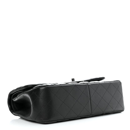 Chanel Lambskin Quilted Jumbo Double Flap So Black 4 of 11