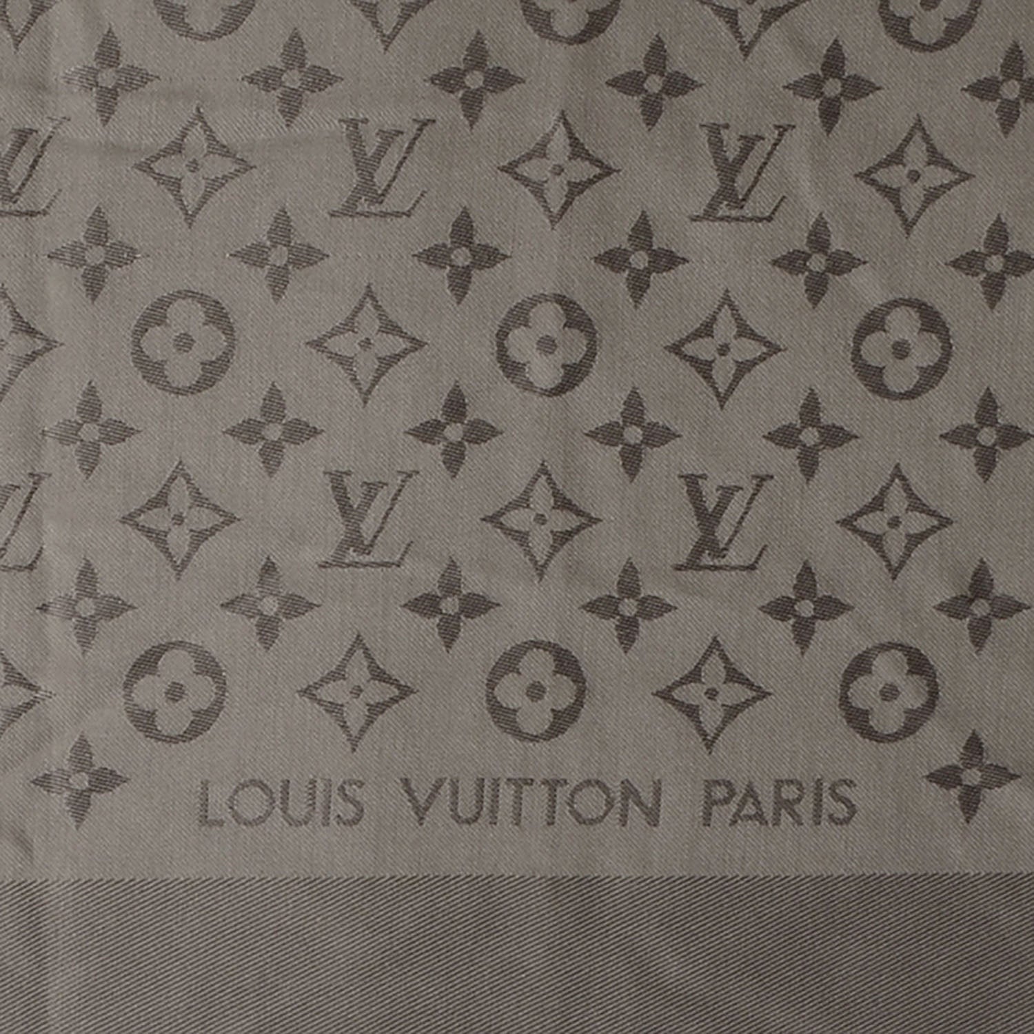 Louis Vuitton Silk Wool Monogram Shawl Verone 4 of 5