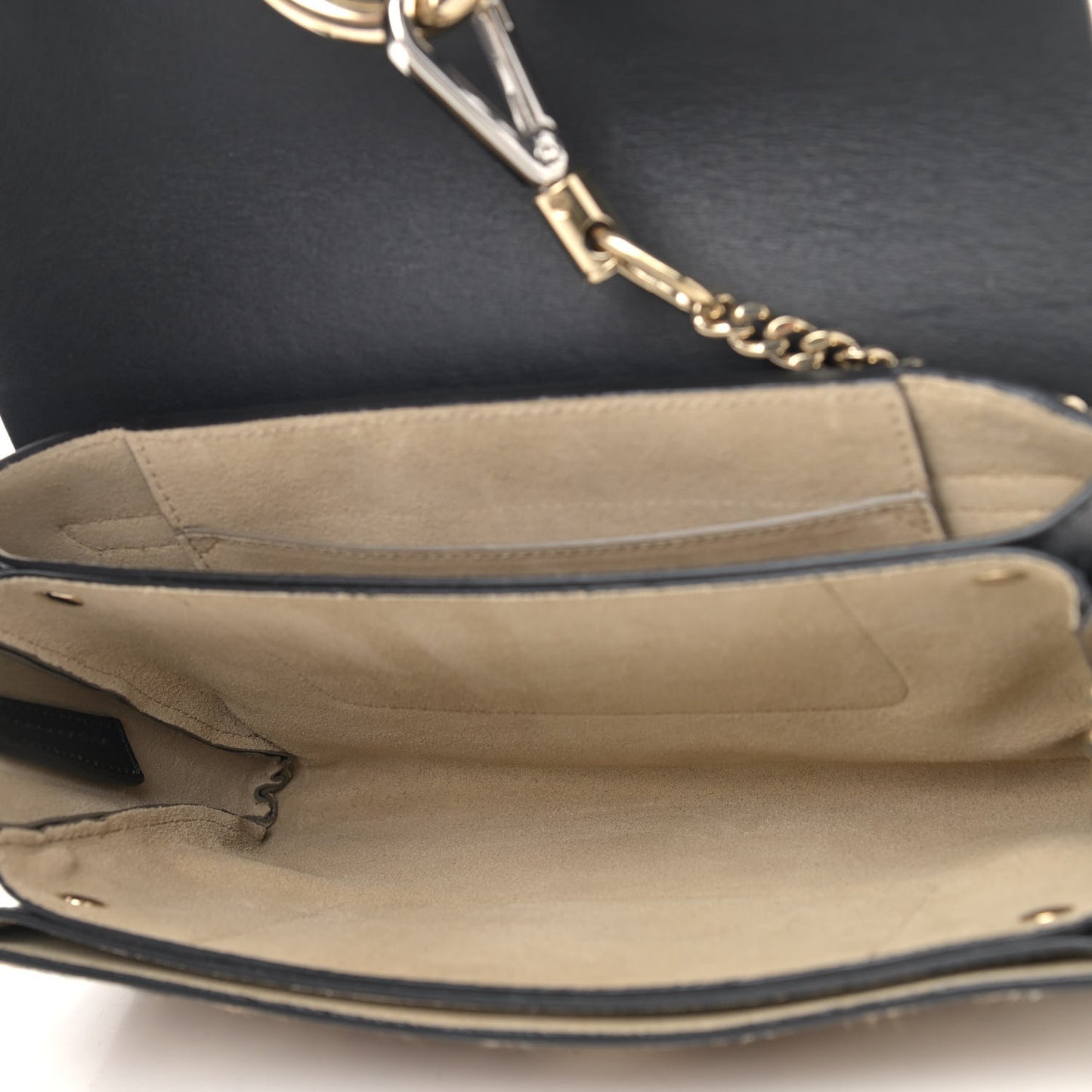 Calfskin Pony Hair Leopard Print Small Faye Shoulder Bag Abstract White