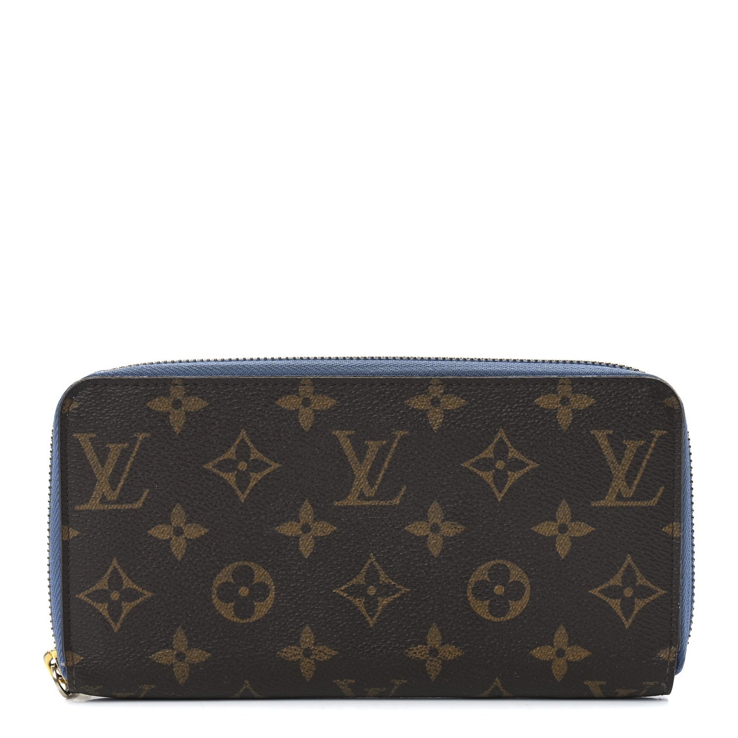 Louis Vuitton Monogram Zippy Wallet Blue Jean 1 of 12