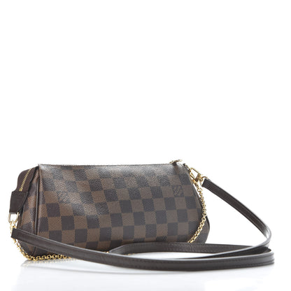Louis Vuitton Damier Ebene Eva Clutch 2 of 8