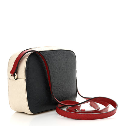 Gucci Dollar Calfskin Small Soho Disco Bag Blue Hibiscus Red Mystic White 3 of 10