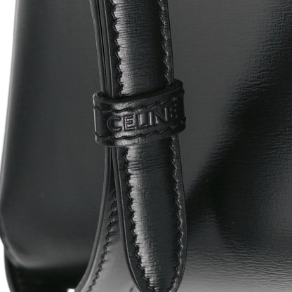 Celine Shiny Calfskin Triomphe Shoulder Bag Black 4 of 13