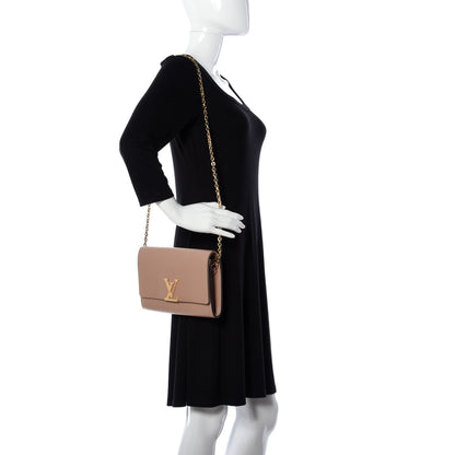 Louis Vuitton Calfskin Chain Louise GM Nude 2 of 8