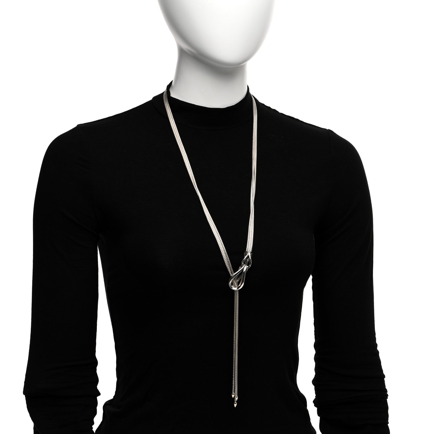John Hardy Sterling Silver Asli Classic Chain Link Lariat Necklace 2 of 4