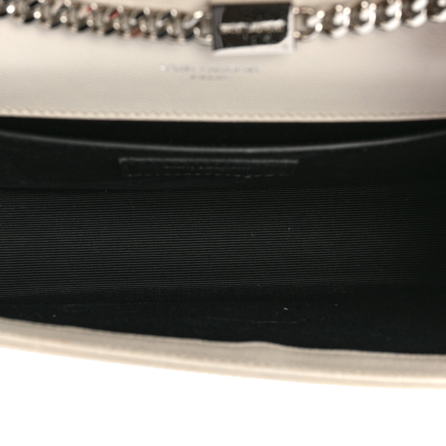 Grain De Poudre Small Monogram Kate Satchel Icy White