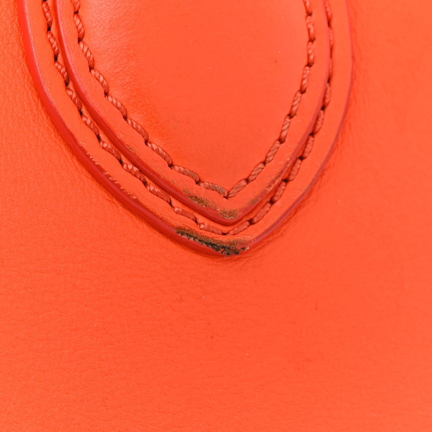 Smooth Calfskin Mini Luggage Orange
