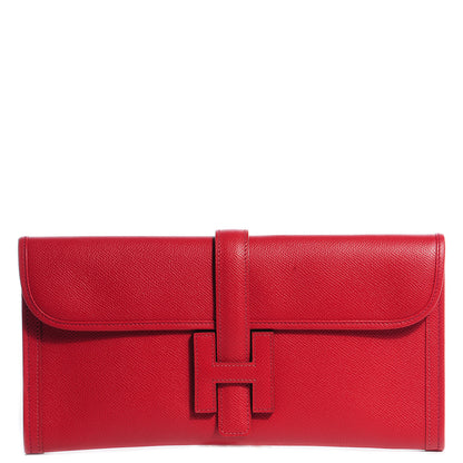 Hermes Epsom Jige Elan 29 Clutch Rouge Garance 1 of 8