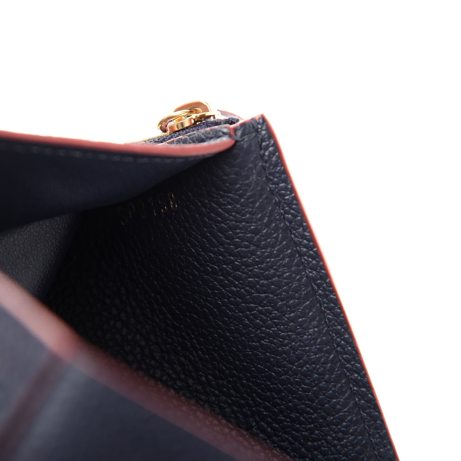 Louis Vuitton Empreinte Victorine Wallet Marine Rouge 7 of 9