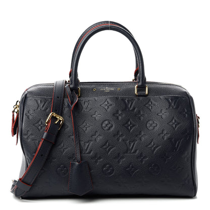 Louis Vuitton Empreinte Speedy Bandouliere 30 NM Marine Rouge 1 of 10