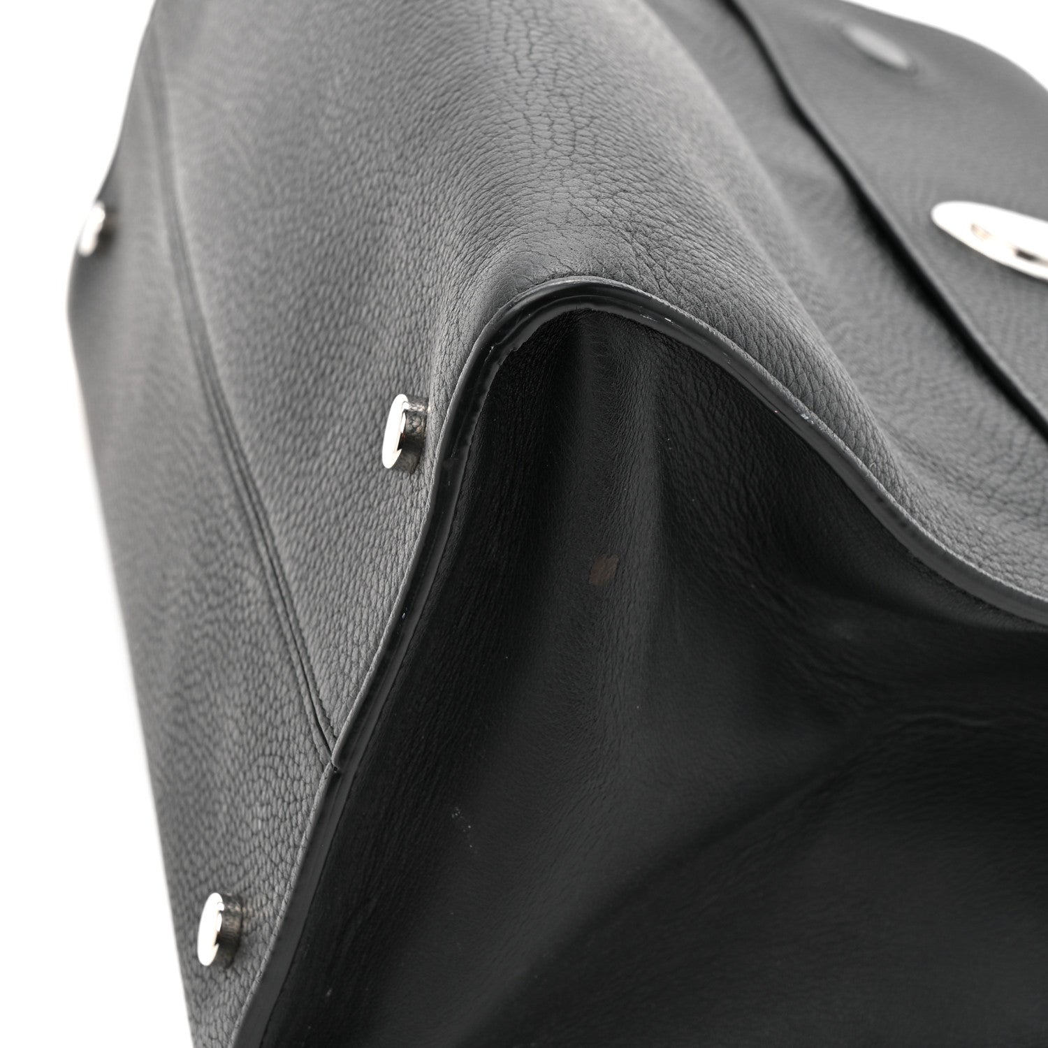 Christian Dior Grained Calfskin Large Diorever Flap Black 14 of 18