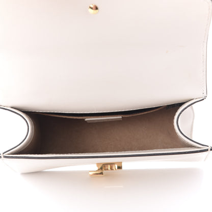 Gucci Calfskin Mini Sylvie Chain Shoulder Bag White 4 of 12