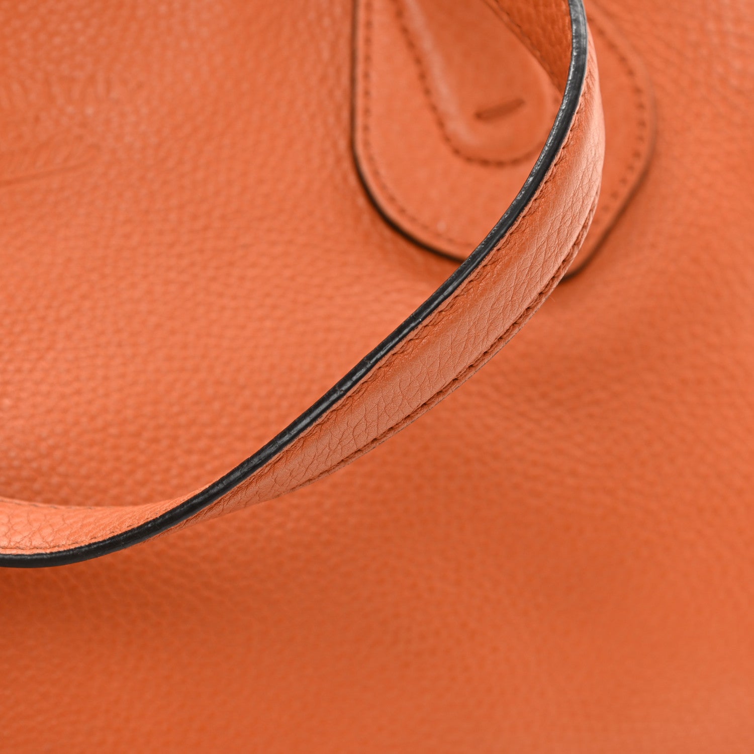 Gucci Pebbled Calfskin Large Lady Tassel Top Handle Bag Orange 22 of 22