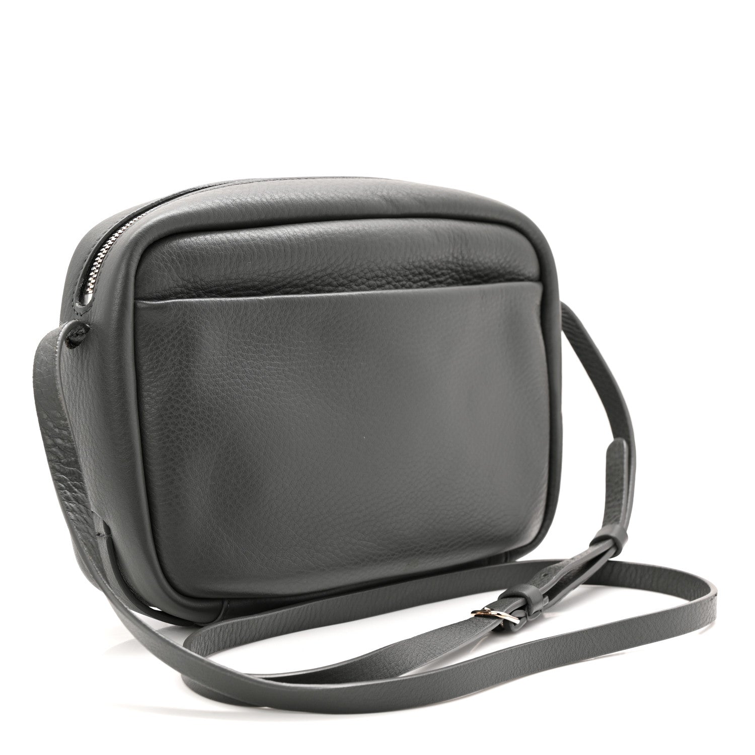 Balenciaga Calfskin Logo S Everyday Camera Bag Gris Fossile 3 of 12