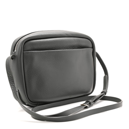 Balenciaga Calfskin Logo S Everyday Camera Bag Gris Fossile 3 of 12