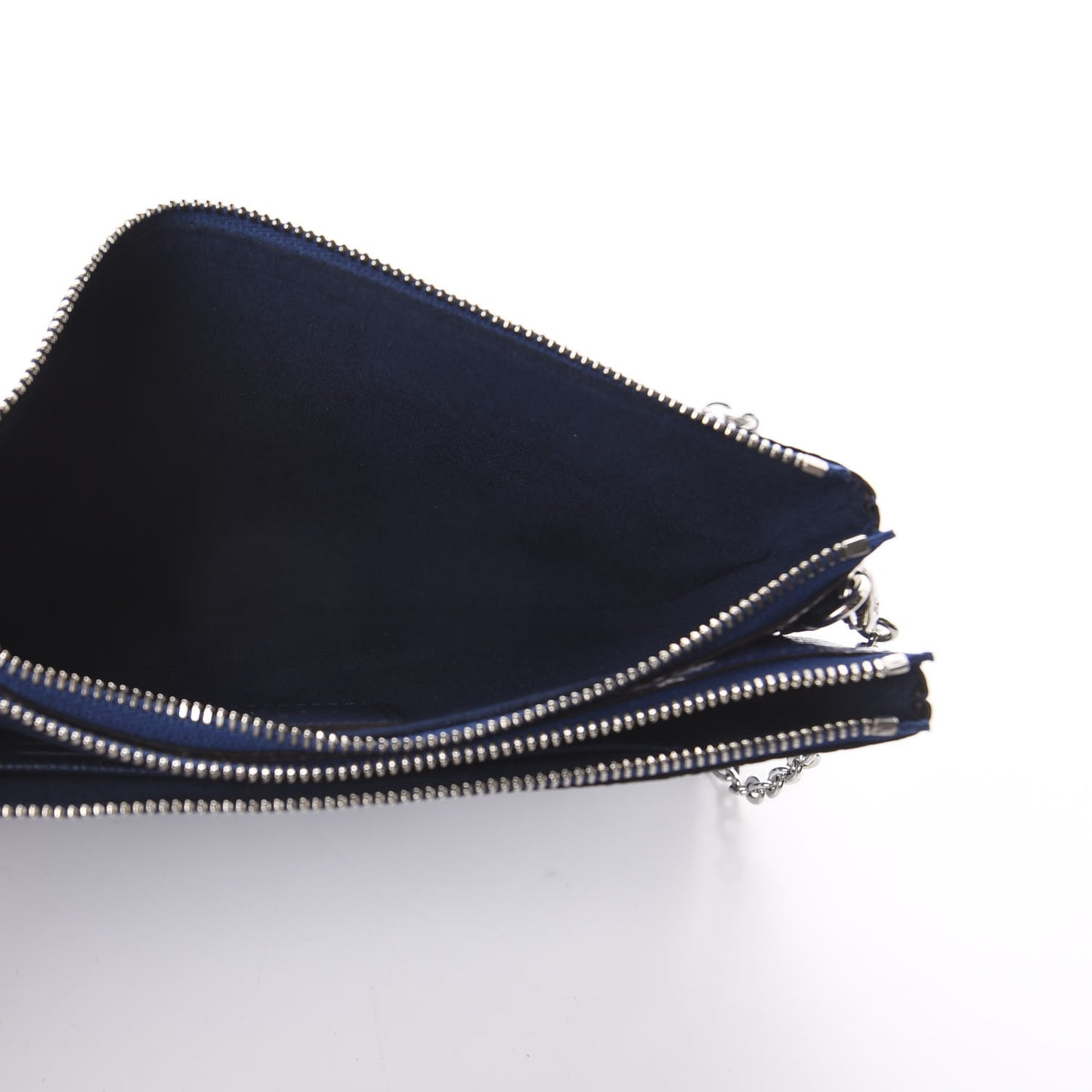 Monogram Giant Escale Double Zip Pochette Blue