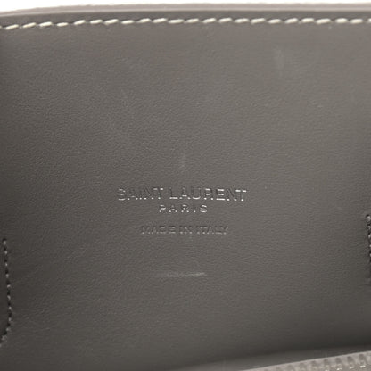 Saint Laurent Grained Calfskin Topstich Baby Sac De Jour Fog 6 of 17