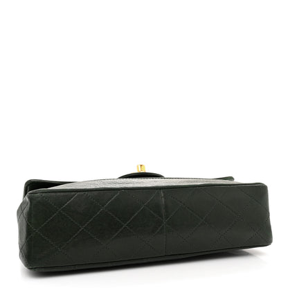 Chanel Lambskin Quilted Small Single Flap With Pouch Green 5 of 17
